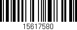 Código de barras (EAN, GTIN, SKU, ISBN): '15617580'
