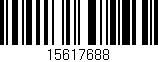 Código de barras (EAN, GTIN, SKU, ISBN): '15617688'