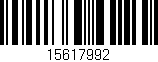 Código de barras (EAN, GTIN, SKU, ISBN): '15617992'