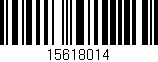 Código de barras (EAN, GTIN, SKU, ISBN): '15618014'