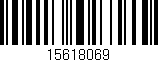 Código de barras (EAN, GTIN, SKU, ISBN): '15618069'