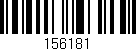 Código de barras (EAN, GTIN, SKU, ISBN): '156181'