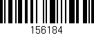 Código de barras (EAN, GTIN, SKU, ISBN): '156184'