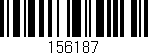 Código de barras (EAN, GTIN, SKU, ISBN): '156187'