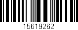 Código de barras (EAN, GTIN, SKU, ISBN): '15619262'