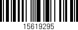 Código de barras (EAN, GTIN, SKU, ISBN): '15619295'