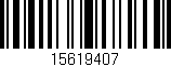 Código de barras (EAN, GTIN, SKU, ISBN): '15619407'