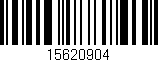 Código de barras (EAN, GTIN, SKU, ISBN): '15620904'