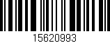 Código de barras (EAN, GTIN, SKU, ISBN): '15620993'