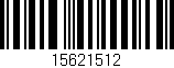 Código de barras (EAN, GTIN, SKU, ISBN): '15621512'