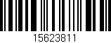 Código de barras (EAN, GTIN, SKU, ISBN): '15623811'