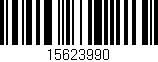 Código de barras (EAN, GTIN, SKU, ISBN): '15623990'