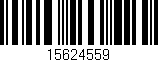 Código de barras (EAN, GTIN, SKU, ISBN): '15624559'