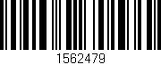 Código de barras (EAN, GTIN, SKU, ISBN): '1562479'
