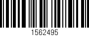 Código de barras (EAN, GTIN, SKU, ISBN): '1562495'