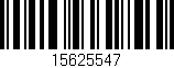 Código de barras (EAN, GTIN, SKU, ISBN): '15625547'