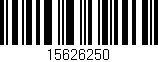 Código de barras (EAN, GTIN, SKU, ISBN): '15626250'