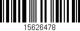 Código de barras (EAN, GTIN, SKU, ISBN): '15626478'