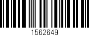 Código de barras (EAN, GTIN, SKU, ISBN): '1562649'