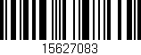 Código de barras (EAN, GTIN, SKU, ISBN): '15627083'