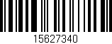 Código de barras (EAN, GTIN, SKU, ISBN): '15627340'