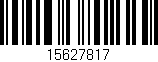 Código de barras (EAN, GTIN, SKU, ISBN): '15627817'