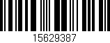 Código de barras (EAN, GTIN, SKU, ISBN): '15629387'