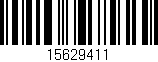Código de barras (EAN, GTIN, SKU, ISBN): '15629411'