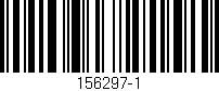 Código de barras (EAN, GTIN, SKU, ISBN): '156297-1'