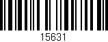 Código de barras (EAN, GTIN, SKU, ISBN): '15631'