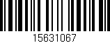 Código de barras (EAN, GTIN, SKU, ISBN): '15631067'