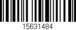 Código de barras (EAN, GTIN, SKU, ISBN): '15631484'