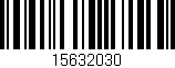 Código de barras (EAN, GTIN, SKU, ISBN): '15632030'