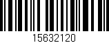 Código de barras (EAN, GTIN, SKU, ISBN): '15632120'
