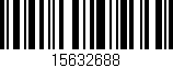 Código de barras (EAN, GTIN, SKU, ISBN): '15632688'