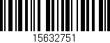 Código de barras (EAN, GTIN, SKU, ISBN): '15632751'