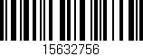 Código de barras (EAN, GTIN, SKU, ISBN): '15632756'