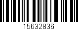 Código de barras (EAN, GTIN, SKU, ISBN): '15632836'