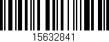 Código de barras (EAN, GTIN, SKU, ISBN): '15632841'