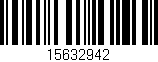 Código de barras (EAN, GTIN, SKU, ISBN): '15632942'