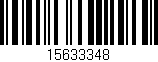 Código de barras (EAN, GTIN, SKU, ISBN): '15633348'