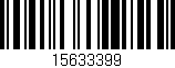 Código de barras (EAN, GTIN, SKU, ISBN): '15633399'