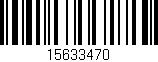 Código de barras (EAN, GTIN, SKU, ISBN): '15633470'