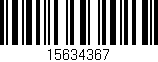 Código de barras (EAN, GTIN, SKU, ISBN): '15634367'