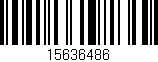 Código de barras (EAN, GTIN, SKU, ISBN): '15636486'