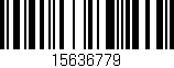 Código de barras (EAN, GTIN, SKU, ISBN): '15636779'