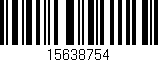 Código de barras (EAN, GTIN, SKU, ISBN): '15638754'