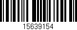Código de barras (EAN, GTIN, SKU, ISBN): '15639154'