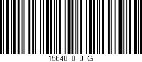 Código de barras (EAN, GTIN, SKU, ISBN): '15640_0_0_G'
