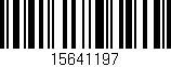 Código de barras (EAN, GTIN, SKU, ISBN): '15641197'